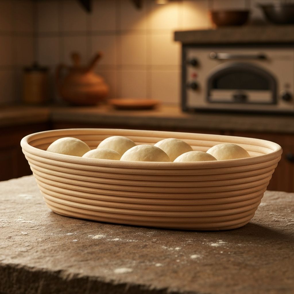 Natural Rattan Bread Proofing Basket Set